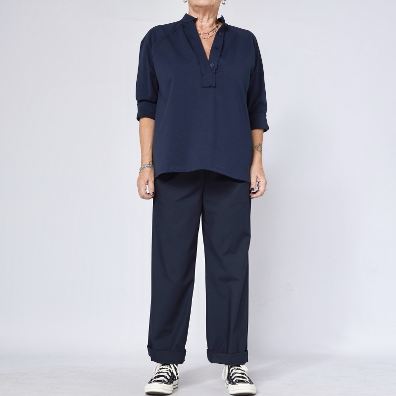 Camiseta Milano Stitch com gola polo